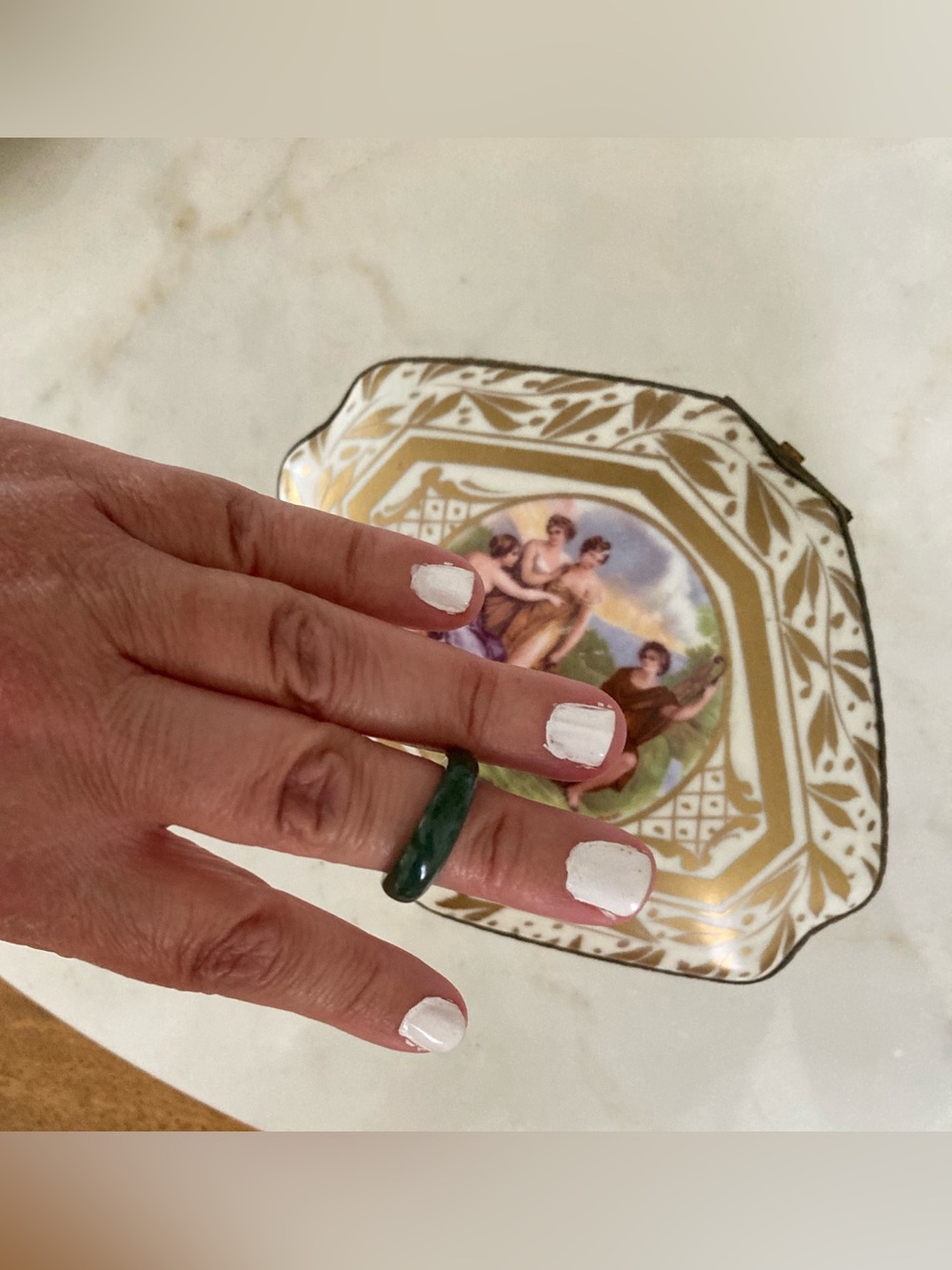 Green vintage ring